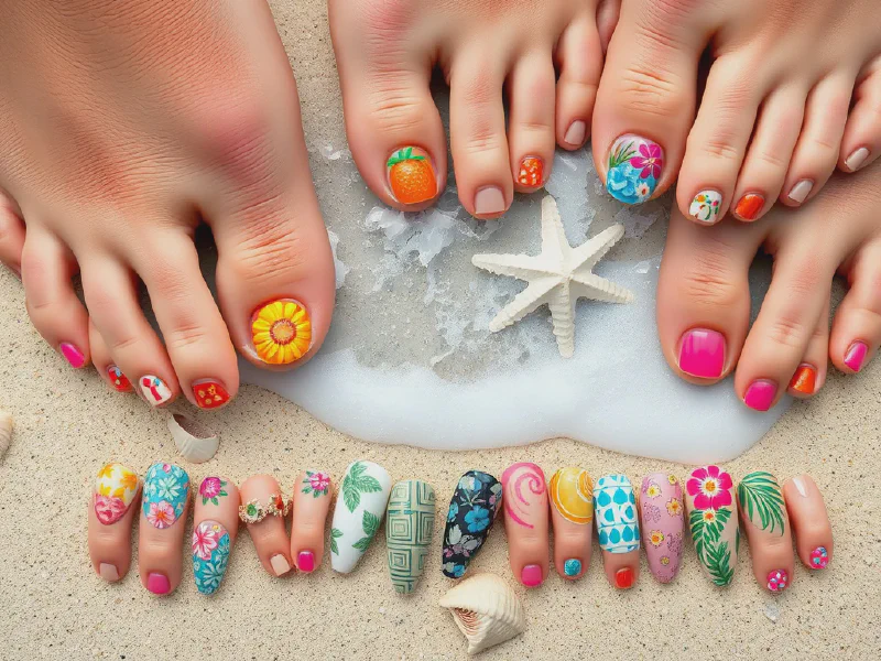 17+ Stunning Summer Toe Nail Designs That Will Make Your Feet Instagram-Ready