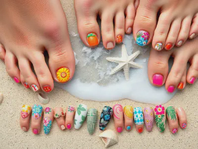 17+ Stunning Summer Toe Nail Designs That Will Make Your Feet Instagram-Ready